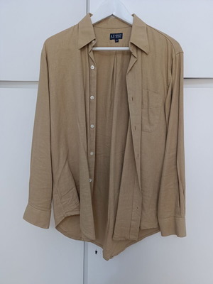 Armani Jeans Ανδρικό Πουκάμισο M Μπεζ Like New