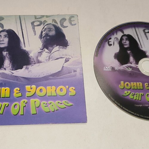 John Lennon and Yoko Ono's Year of Peace DVD like new, subtitles