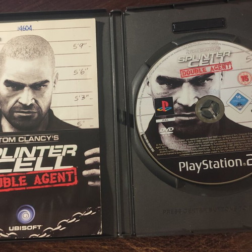 Splinter Cell Double Agent PS2 game used, action adventure