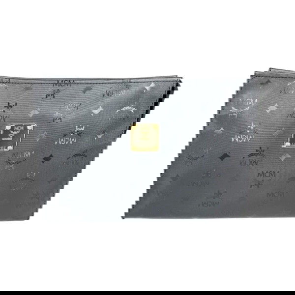 MCM clutch μαύρο αυθεντικό