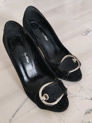 Tsakiris Mallas pumps 8 cm used, black, size 37