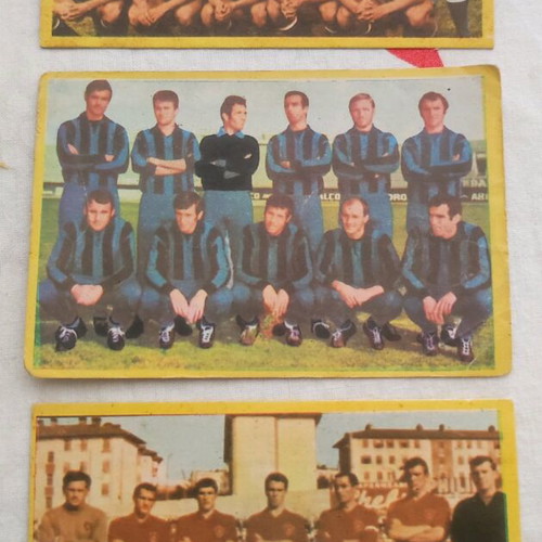 Karouzel Large Football Cards from the 70s used