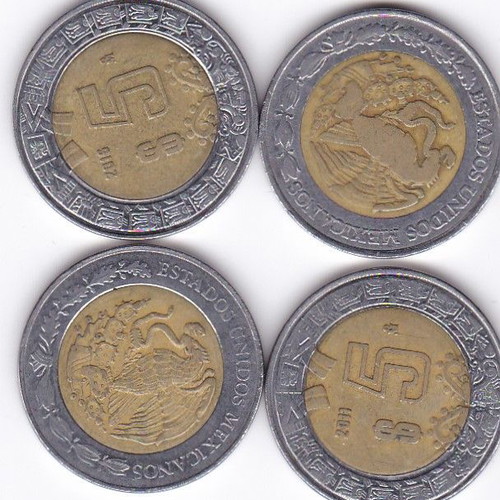 Mexico 5 Peso coins used