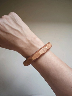 Summer bracelet used, brown, diameter 6.5cm
