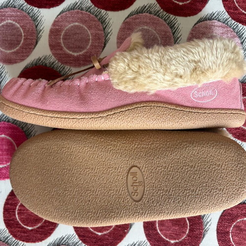 Scholl winter slippers like new, size 38, pink