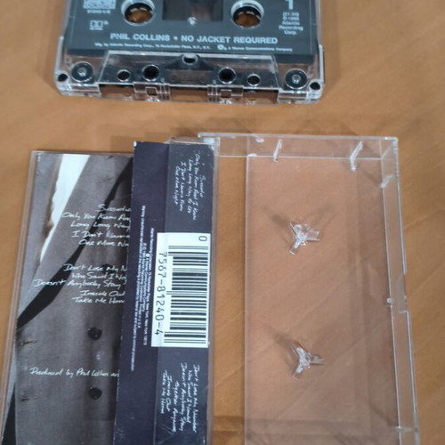Phil Collins No Jacket Required cassette used, pop