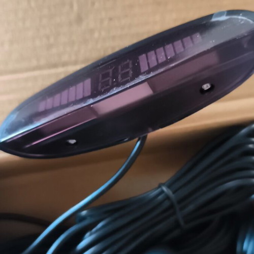 Rear parking aid with screen and sound new