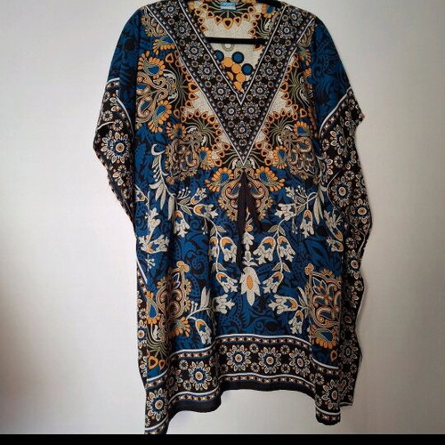 Summer caftan like new, multicolored