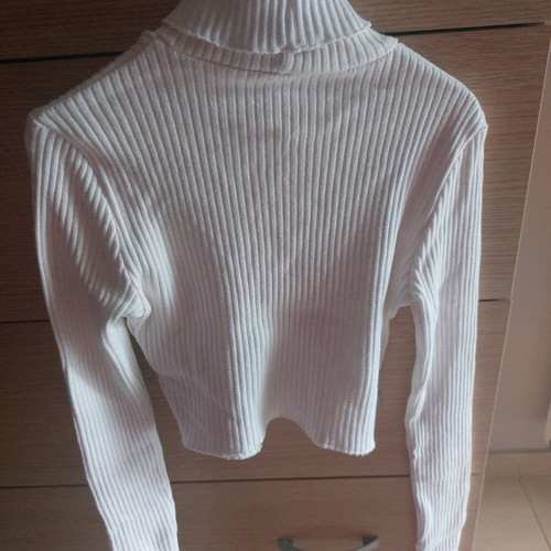 Women's turtleneck new, size small, white