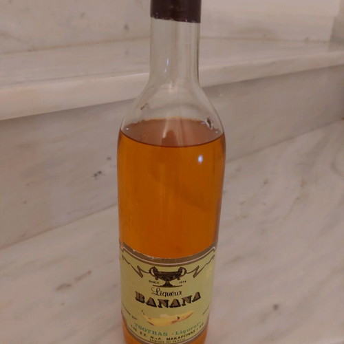 Banana liquer by Tsotras new vintage