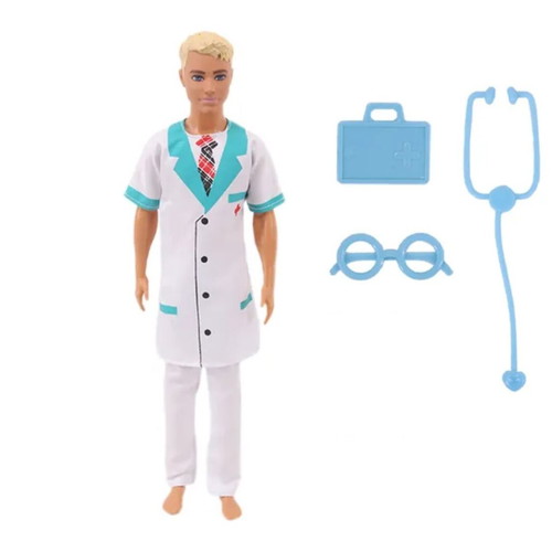 Doll Clothes Doctor Outfit with Accessories for 29cm Dolls New