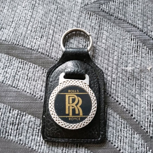 Rolls Royce keychain like new, 6 inches, Made in Kannada