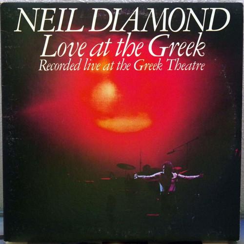 Neil Diamond Love At The Greek double album used, pop