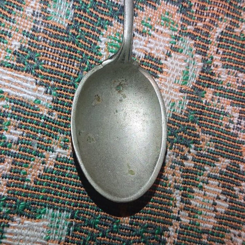 Souvenir spoons used from Isle of Man, Wales and Scotland