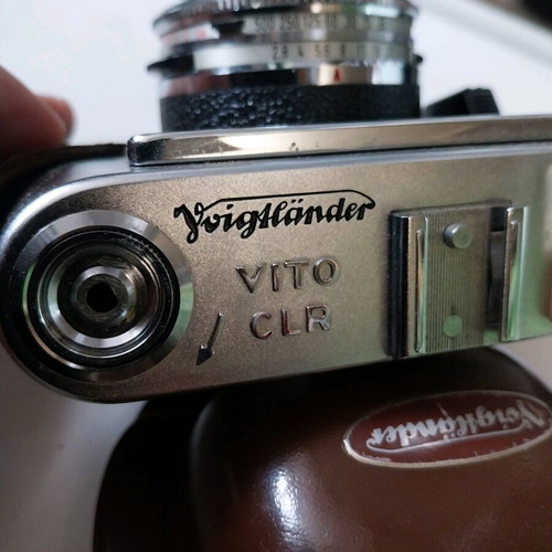 Voigtlander Vito CLR camera used with leather case