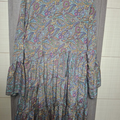 Boho dress with unique sleeves new, multicolor