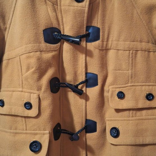 Women's coat with hood camel size M like new