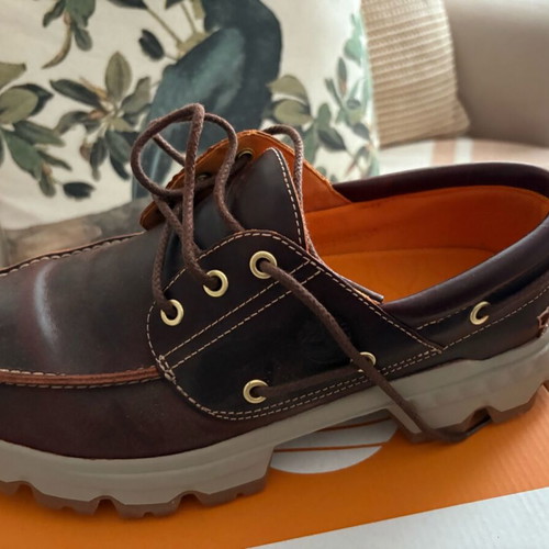 Timberland leather shoes new, brown, size 42