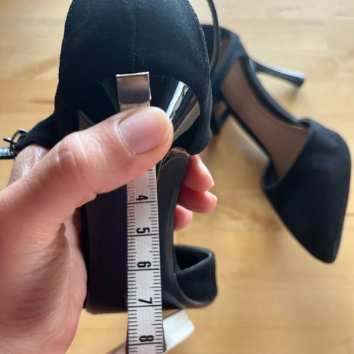 Bershka black heels used, size 36
