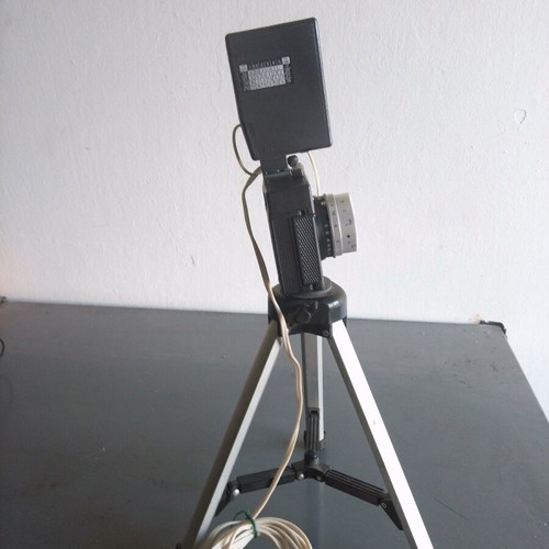 Smena 8M vintage camera used, package with flash and tripod
