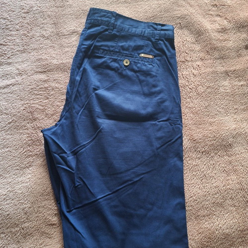 Men's blue cotton pants like new, size M, Richport