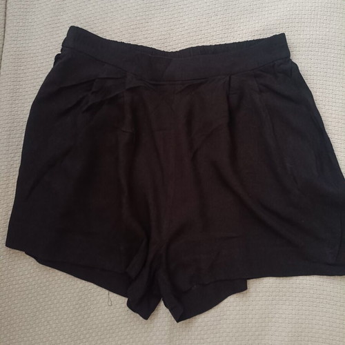 H&M fabric black shorts size 36 like new