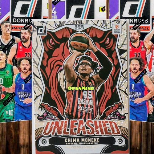 Unleashed Press Proof Card Moneke Baskonia Donruss Euroleague 2024-25 new