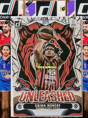 Unleashed Press Proof Card Moneke Baskonia Donruss Euroleague 2024-25 new