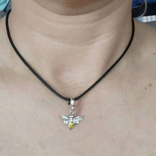 Bee necklace and earrings set handmade and new