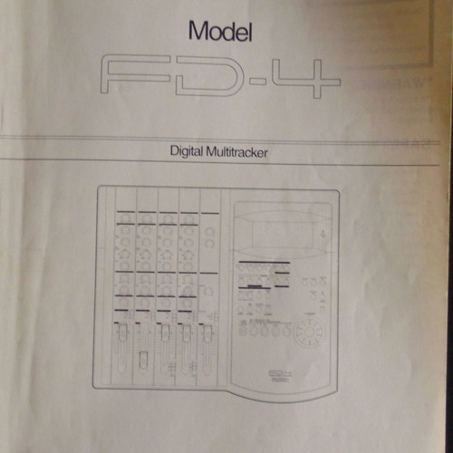 4 Channel Digital Cassette Recorder Fostex FD-4 New