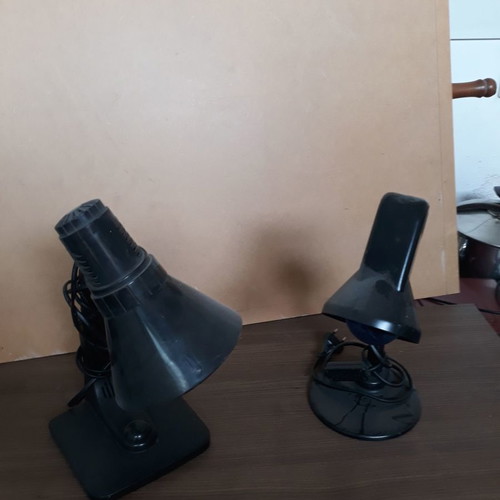 Table lamps used, set of 2 pieces
