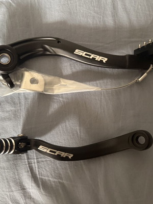 Scar gearshift and foot brake lever set new