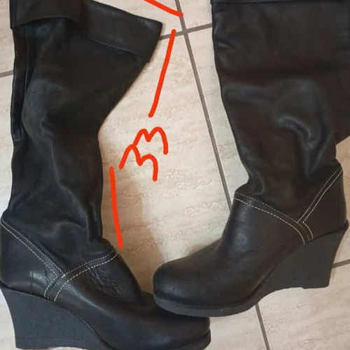 Elite leather boots size 39, narrow fit, new