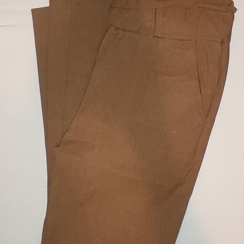 Women's brown pants high waist, slim fit, like new, size S