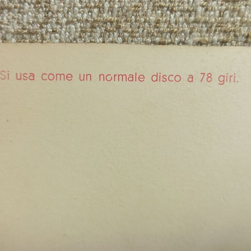 Fonoscope (Roses) new card plays like a 78 rpm record