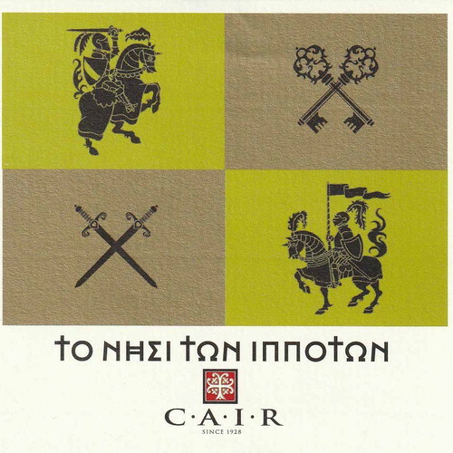 Cair Rhodes wine labels new, set of 3 for collection