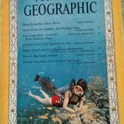 National Geographic magazine January 1962 issue