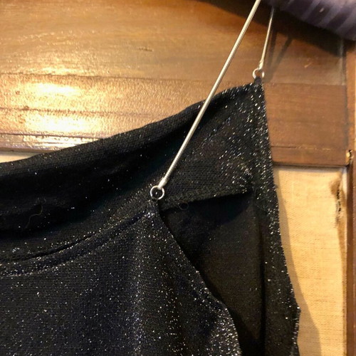 River Island evening top used, black, size S