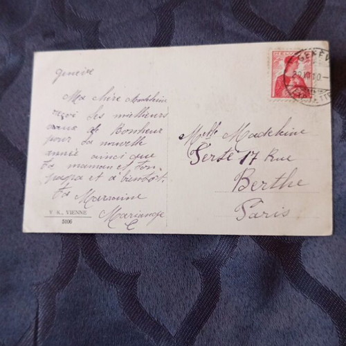 Postcard Switzerland 1910 used with stamp and postmark