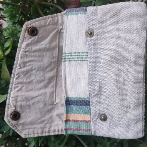 Canvas tobacco pouch used, very good condition, also wallet