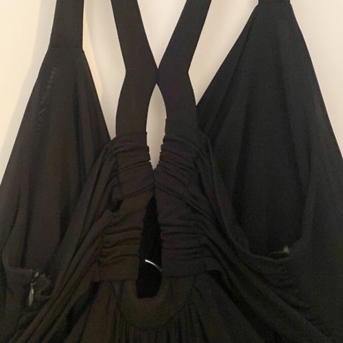 Aslanis Home black one-piece jumpsuit like new, size XL