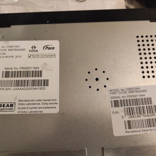 Nova NovaBox HD 831 digital receiver used