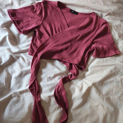 Dusty Rose Crop Top Pink Woman like new, size M