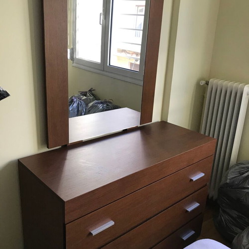 Handmade bedroom set solid walnut wood like new