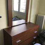 Handmade bedroom set solid walnut wood like new