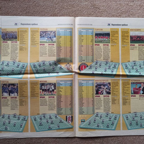 Premier League 2006-07 tribute used from Goal news newspaper
