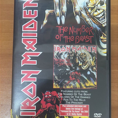 Iron Maiden Classic Albums The Number Of The Beast DVD like new, metal