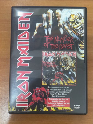 Iron Maiden Classic Albums The Number Of The Beast DVD like new, metal