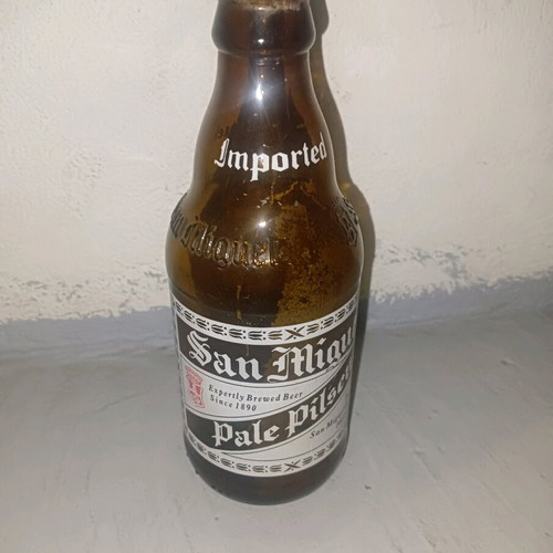 San Miguel Pale Pilsen vintage glass bottle like new, Philippines