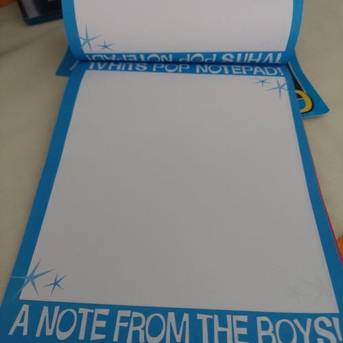 Backstreet Boys & All Saints notepad like new